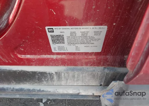 2024 Chevrolet Equinox Fwd Lt z USA, uszkodzony, nr VIN 3GNAXKEG6RS131481